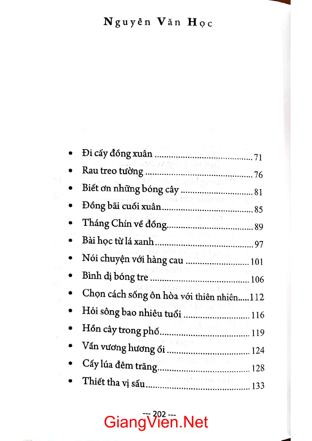 Mục lục chi tiết trang 1 sách Hỏi sông bao nhiêu tuổi