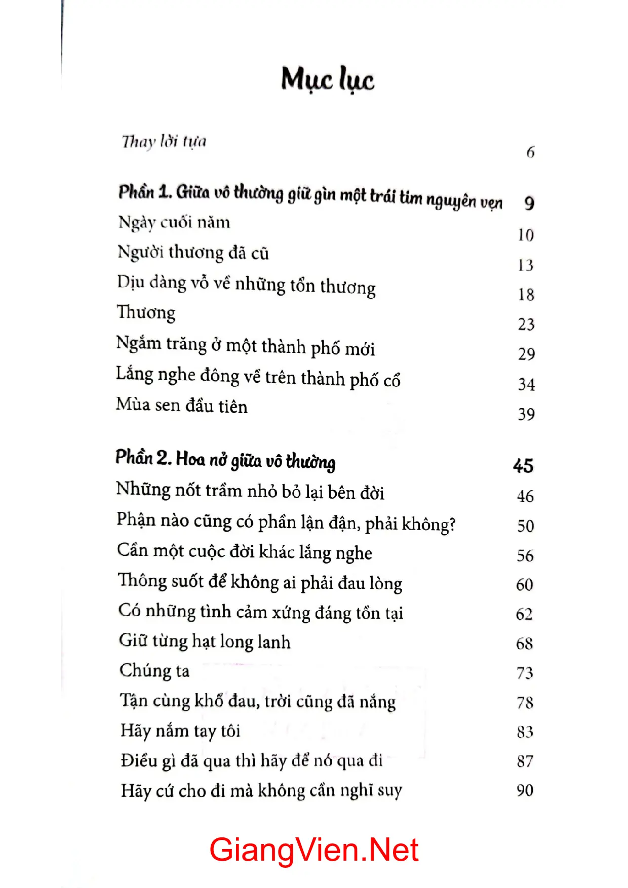Trang bìa chính thức sách Hoa nở giữa vô thường