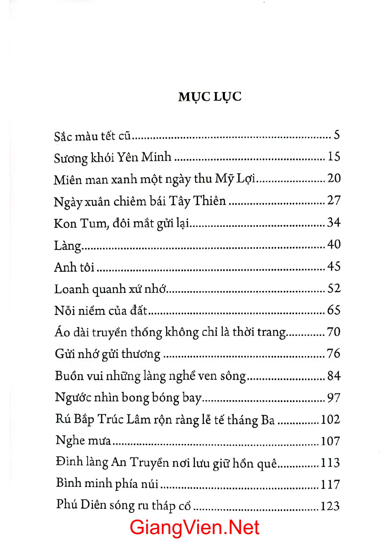 Trang bìa chính thức sách Loanh quanh xứ nhớ