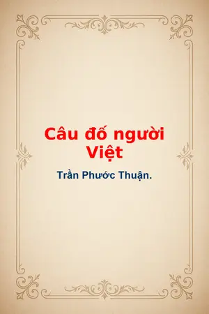Ảnh bìa của Câu đố người Việt
