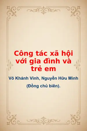 Ảnh bìa của Công tác xã hội với gia đình và trẻ em