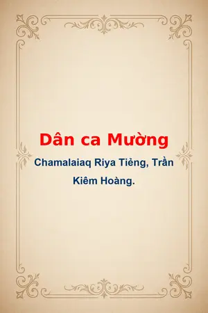 Ảnh bìa của Dân ca Mường