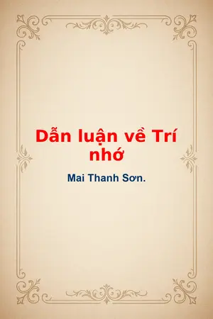 Ảnh bìa của Dẫn luận về Trí nhớ