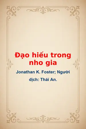 Ảnh bìa của Đạo hiếu trong nho gia