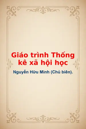Ảnh bìa của Giáo trình Thống kê xã hội học