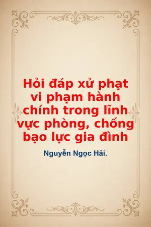 Ảnh bìa của Hỏi đáp xử phạt vi phạm hành chính trong lĩnh vực phòng chống bạo lực gia đình