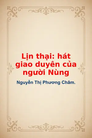Ảnh bìa của Lịn thại: hát giao duyên của người Nùng
