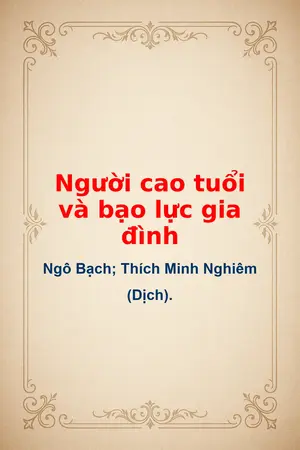 Ảnh bìa của Người cao tuổi và bạo lực gia đình