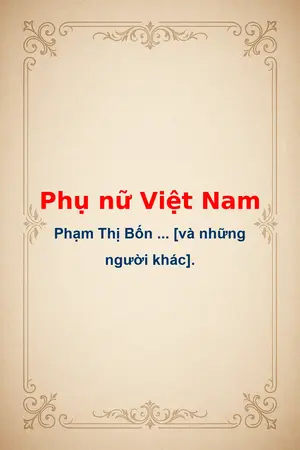 Ảnh bìa của Phụ nữ Việt Nam