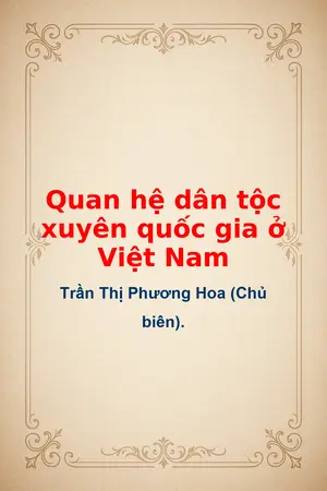 Ảnh bìa của Quan hệ dân tộc xuyên quốc gia ở Việt Nam
