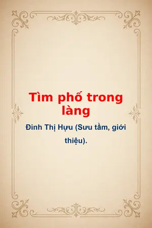 Ảnh bìa của Tìm phố trong làng