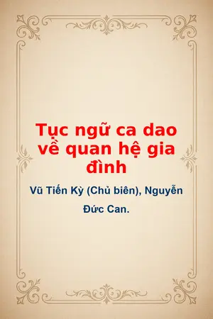 Ảnh bìa của Tục ngữ ca dao về quan hệ gia đình