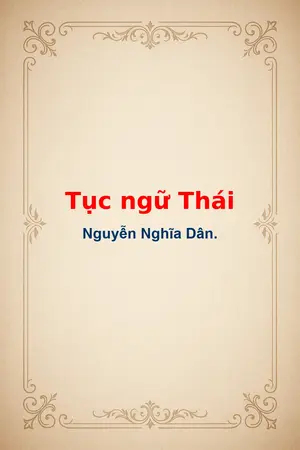 Ảnh bìa của Tục ngữ Thái