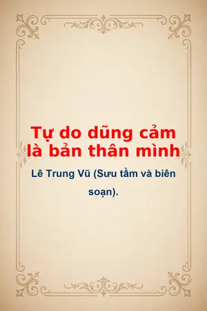 Ảnh bìa của Tự do dũng cảm là bản thân mình