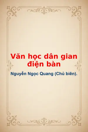 Ảnh bìa của Văn học dân gian điện bàn