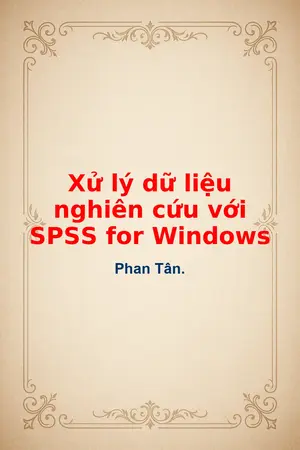 Ảnh bìa của Xử lý dữ liệu nghiên cứu với SPSS for Windows