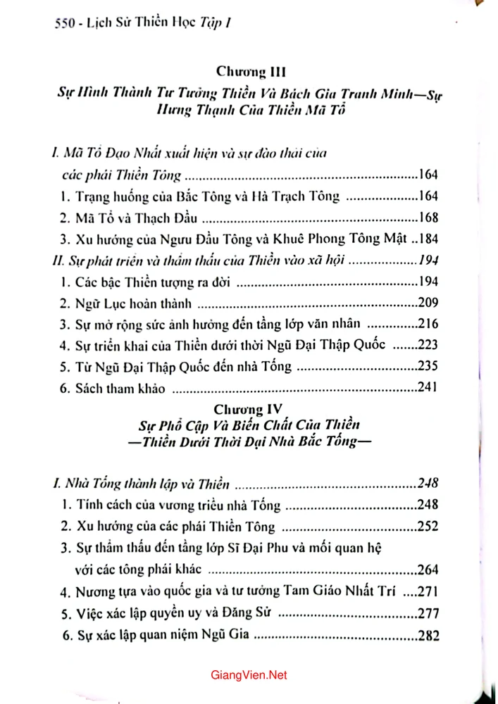 Trang 3 - Ảnh minh họa nội dung sách Lịch sử thiền học