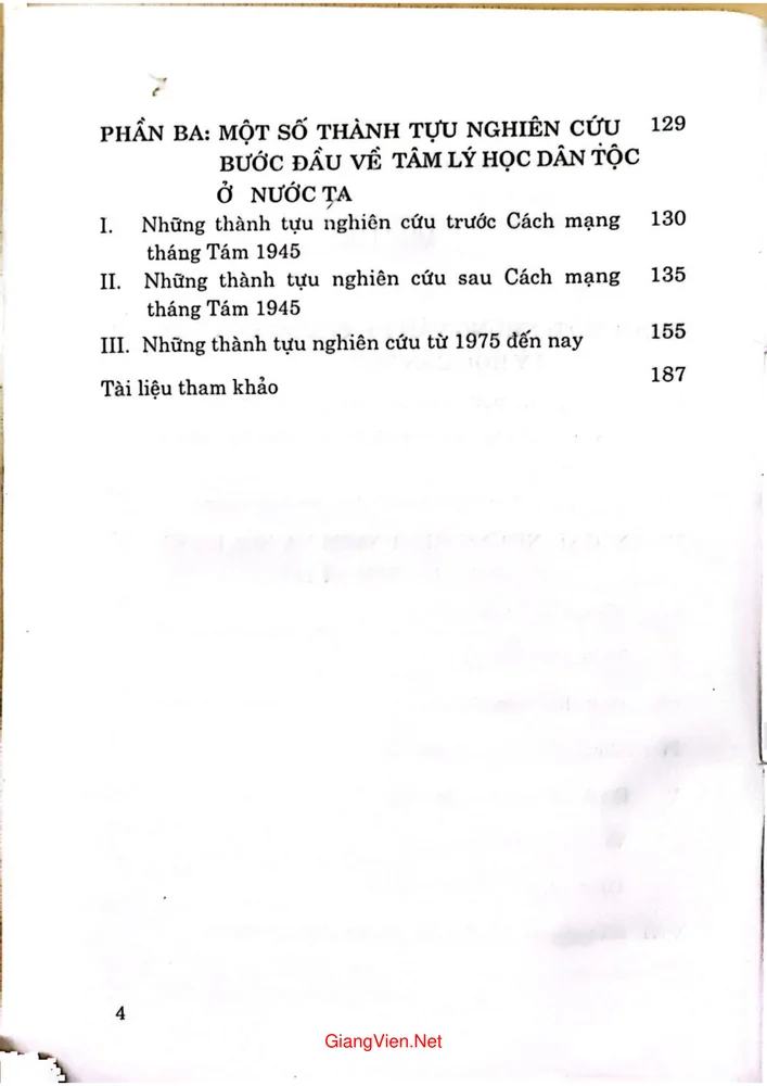 Trang 2 - Ảnh minh họa nội dung sách Tâm lý học dân tộc