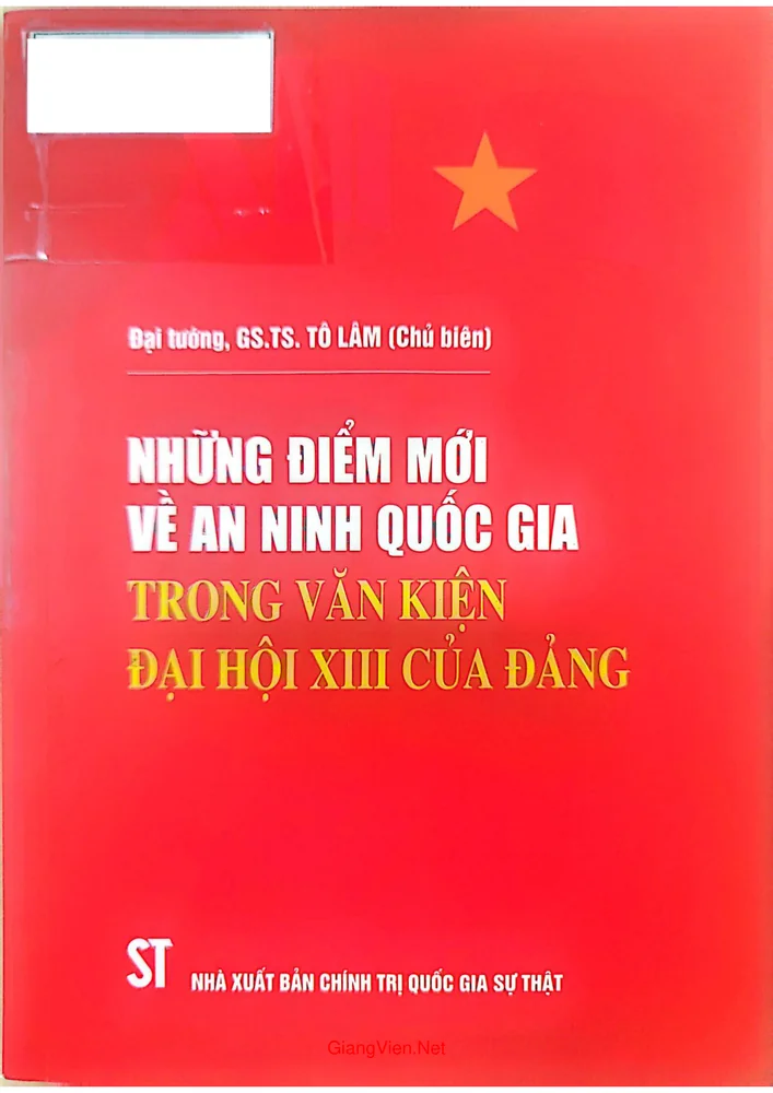 Ảnh bìa của Những điểm mới về an ninh quốc gia trong Văn kiện Đại hội 13 của Đảng