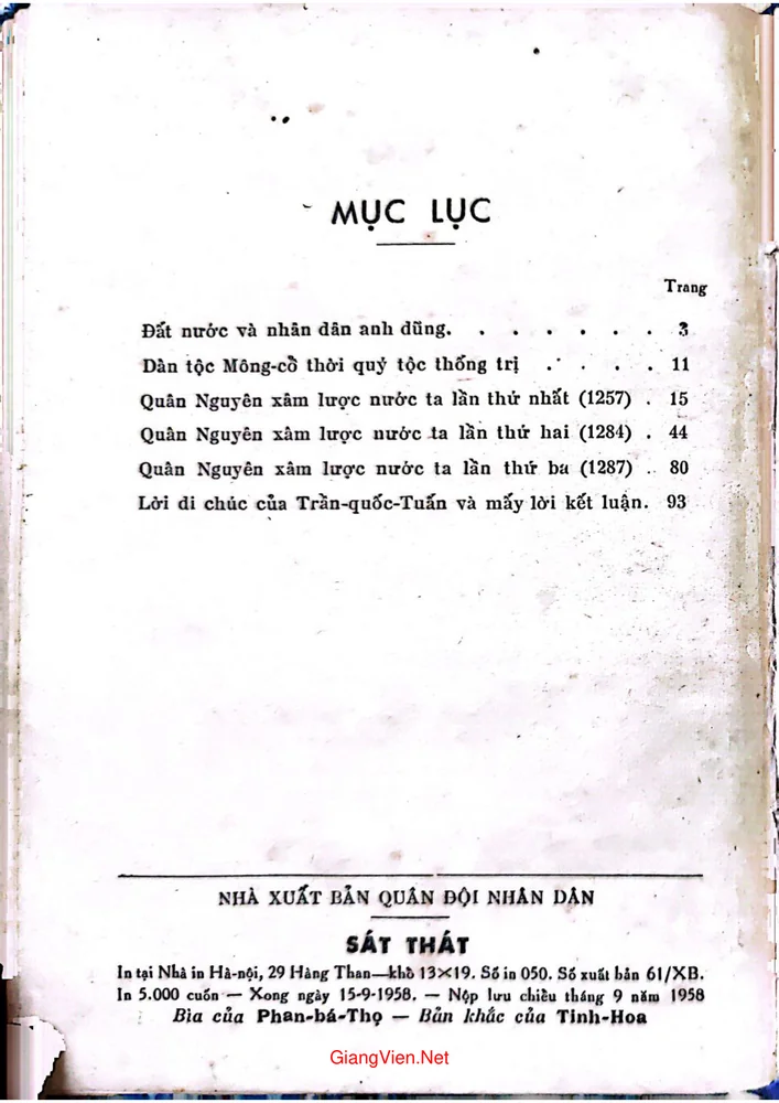 Trang bìa chính thức sách Sát thát. Chuyện đời Trần chống quân Nguyên của tác giả Hoàng Đạo Thúy