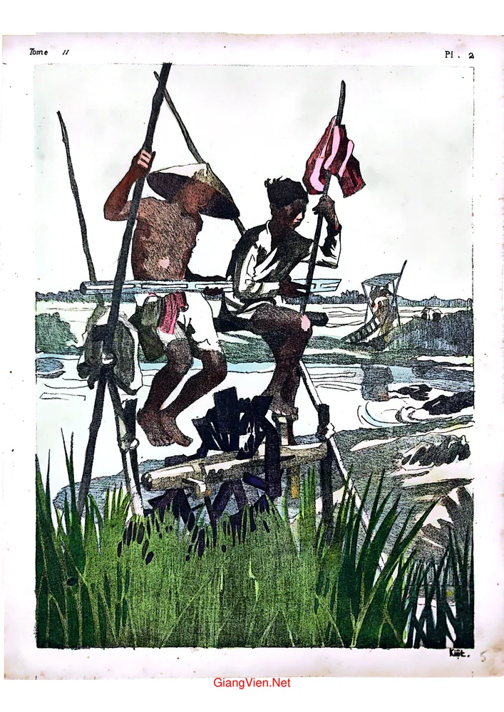 Trang 4 - Ảnh minh họa nội dung sách Monographie dessinee de Indochine – Annam (Chuyên khảo minh họa về Đông Dương – Trung Kỳ)
