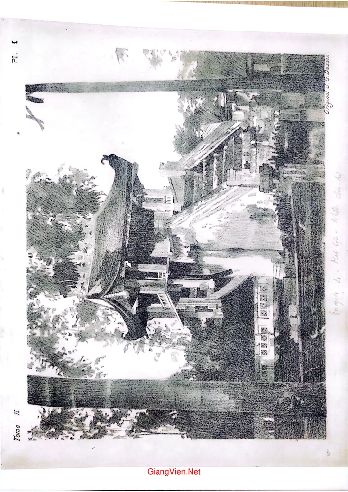 Trang 2 - Ảnh minh họa nội dung sách Monographie dessine de Indochine 3 (Chuyên khảo minh họa về Đông Dương 3)