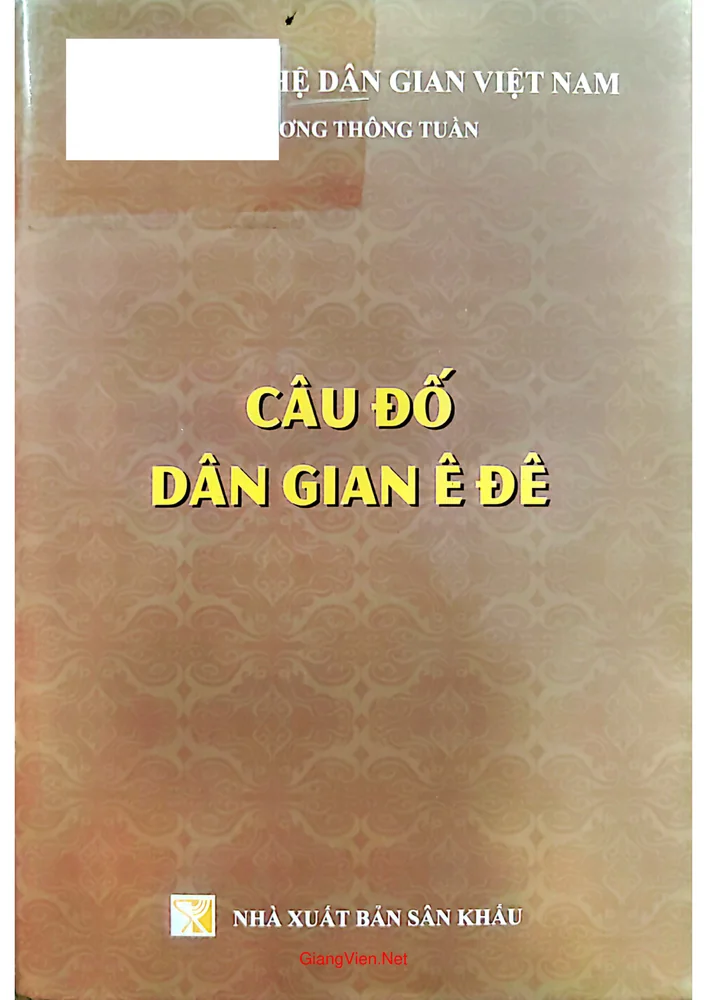 Ảnh bìa của Câu đố dân gian Ê đê