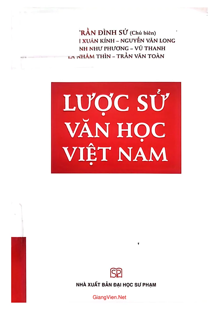 Ảnh bìa của Lược sử văn học Việt Nam