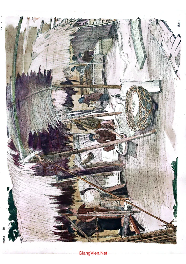 Trang 3 - Ảnh minh họa nội dung sách Monographie dessinee de indochine 2 (Chuyên khảo minh họa về Đông Dương 2)