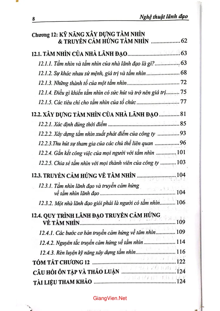 Trang 2 - Ảnh minh họa nội dung sách Nghệ thuật lãnh đạo - Tập 2