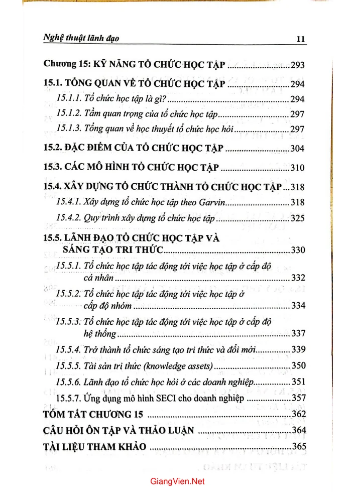 Trang 5 - Ảnh minh họa nội dung sách Nghệ thuật lãnh đạo - Tập 2
