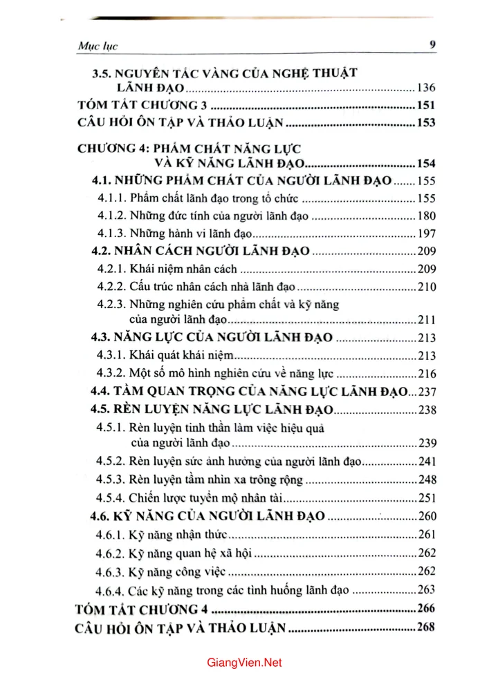 Trang 3 - Ảnh minh họa nội dung sách Nghệ thuật lãnh đạo tập 1