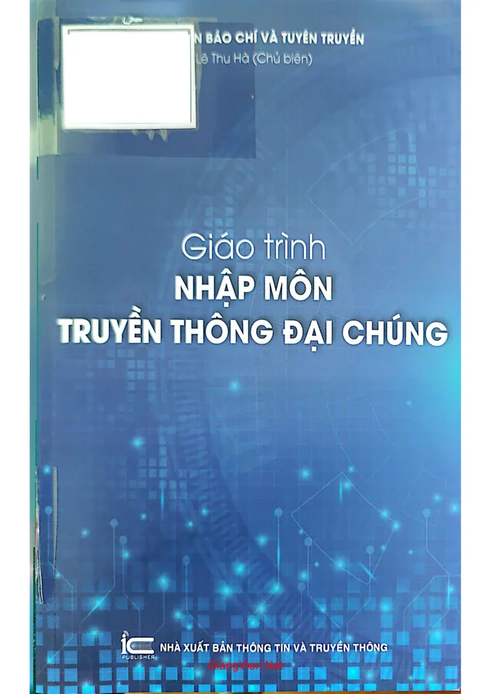 Ảnh bìa của Giáo trình nhập môn truyền thông đại chúng