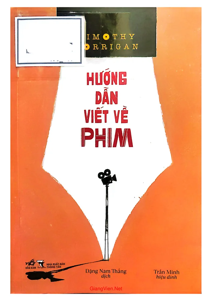 Ảnh bìa của Hướng dẫn viết về phim