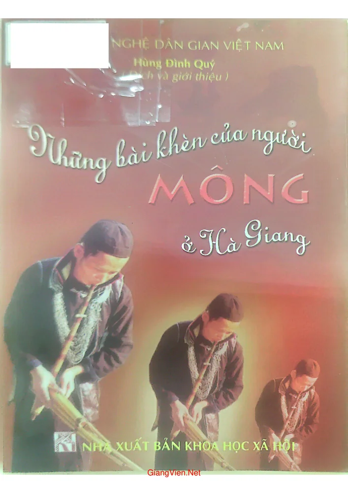 Ảnh bìa của Những bài khèn của người Mông ở Hà Giang