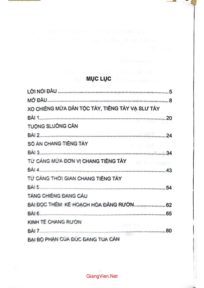 Trang bìa chính thức sách Học tiếng Tày 48 bai
