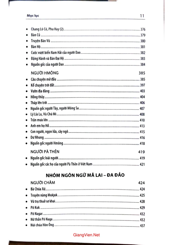 Trang 7 - Ảnh minh họa nội dung sách Tuyển tập huyền thoại về nguồn gốc các tộc người Việt Nam