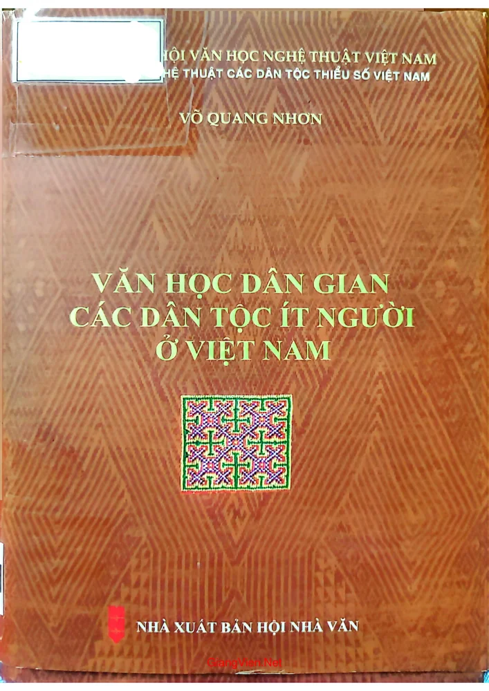 Ảnh bìa của Văn học dân gian các dân tộc ít người ở Việt Nam