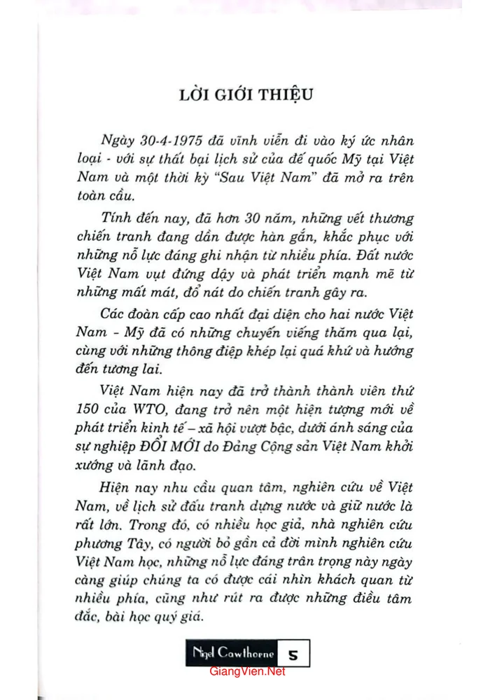 Mục lục chi tiết trang 1 sách Chiến tranh Việt Nam được và mất hay những bài học từ cuộc chiến tranh Việt Nam