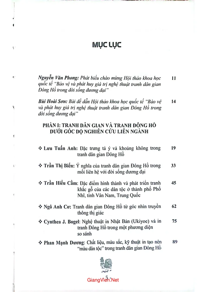 Trang 1 - Ảnh minh họa nội dung sách Bảo vệ và phát huy giá trị nghệ thuật tranh dân gian Đông Hồ trong đời sống đương đại