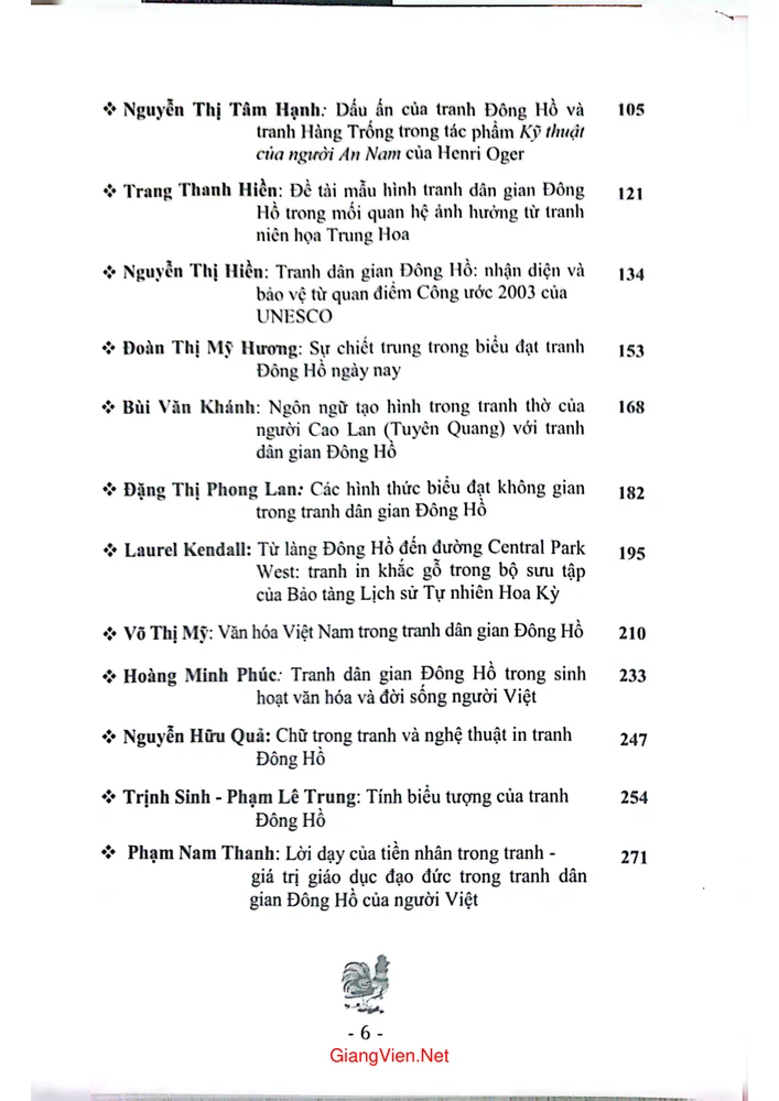 Trang 2 - Ảnh minh họa nội dung sách Bảo vệ và phát huy giá trị nghệ thuật tranh dân gian Đông Hồ trong đời sống đương đại