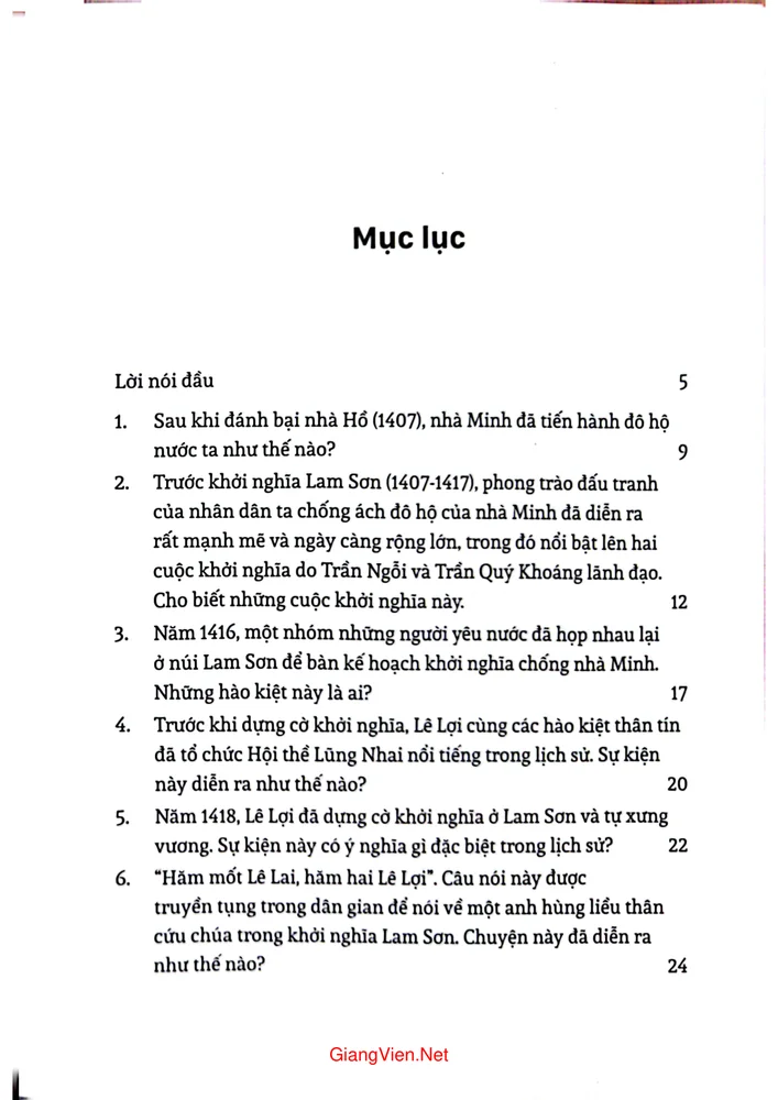 Trang bìa chính thức sách Hỏi đáp lịch sử Việt Nam từ khởi nghĩa Lam Sơn đến nửa đầu thế kỷ 19 tập 3