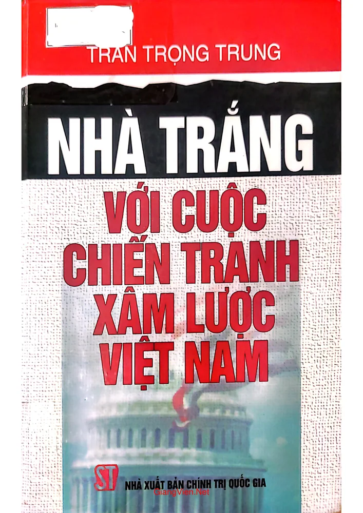 Ảnh bìa của Nhà Trắng với cuộc chiến tranh xâm lược Việt Nam