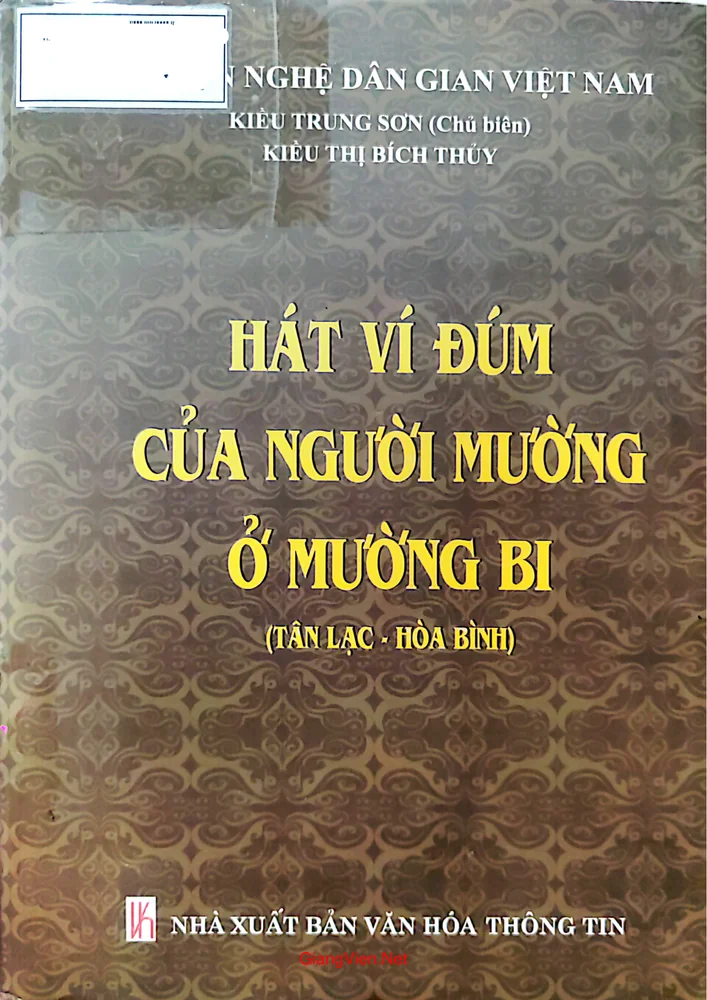 Ảnh bìa của Hát ví đúm của người Mường ở Mường Bi