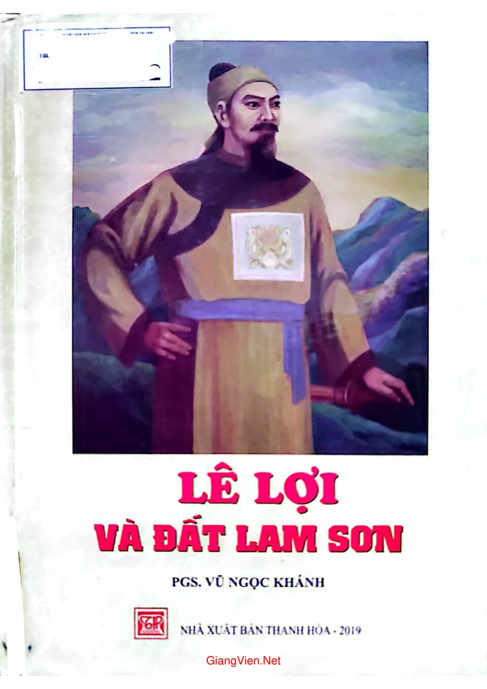 Ảnh bìa của Lê Lợi và đất Lam Sơn