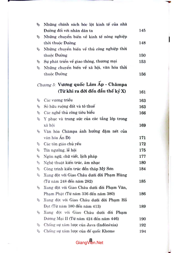 Mục lục chi tiết trang 3 sách Lịch sử Việt Nam phổ thông tập 2 Từ khởi nghĩa Hai Bà Trưng đến thế kỷ X