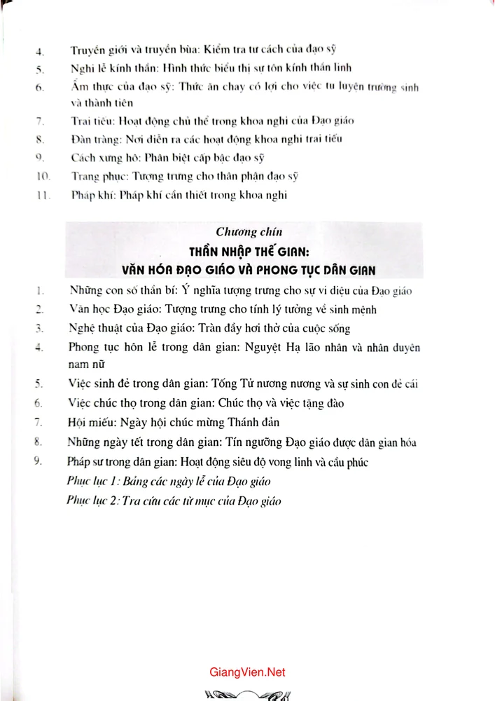 Trang 5 - Ảnh minh họa nội dung sách Đạo giáo triết lý nhân sinh