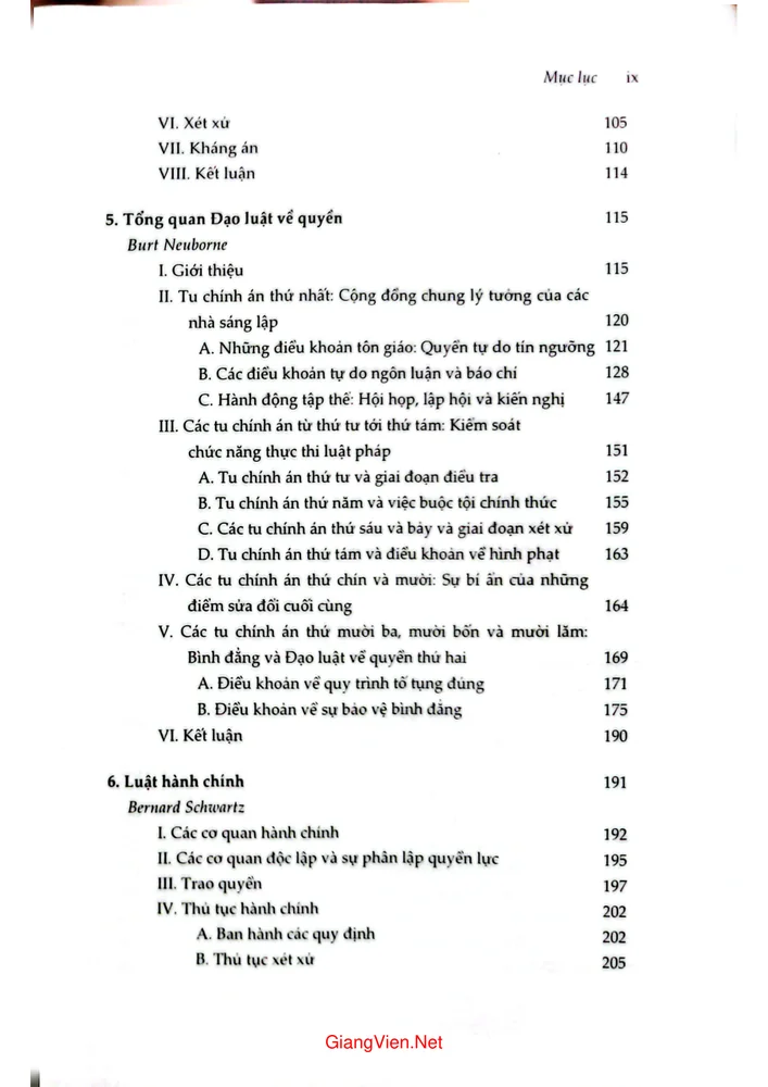 Trang 3 - Ảnh minh họa nội dung sách Những vấn đề cơ bản của Luật pháp Mỹ