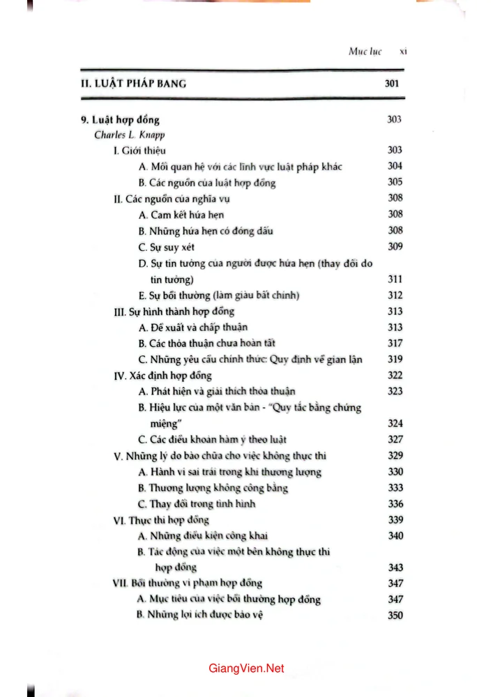 Trang 5 - Ảnh minh họa nội dung sách Những vấn đề cơ bản của Luật pháp Mỹ