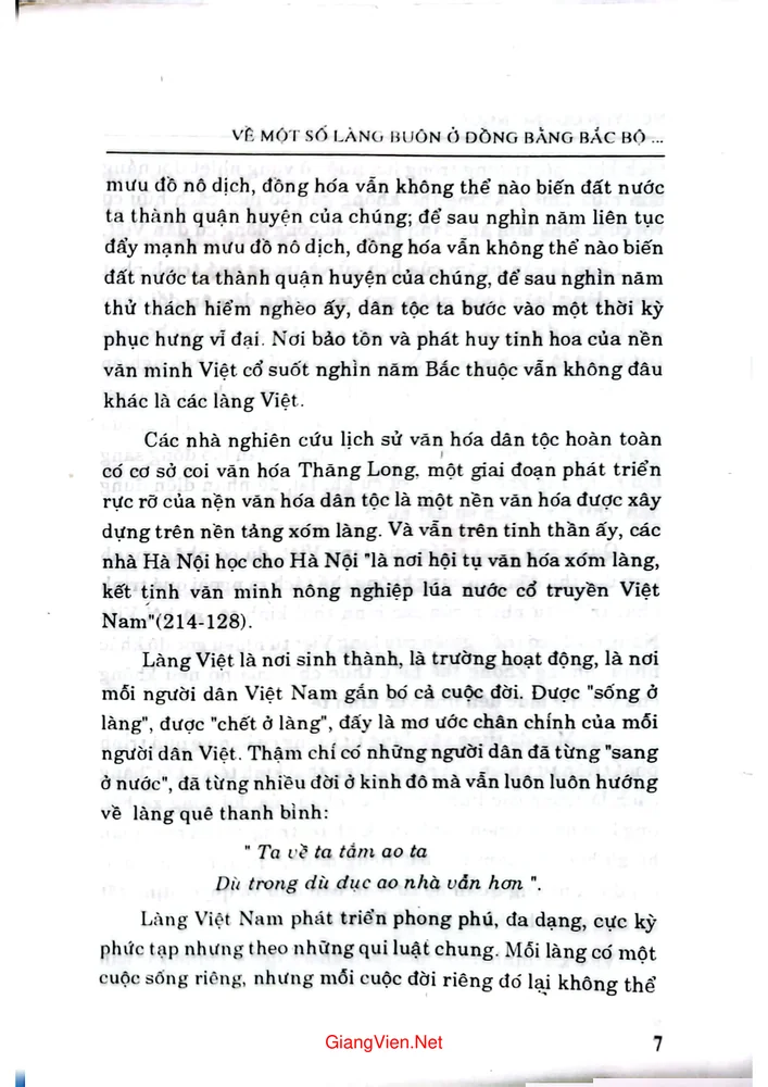 Mục lục chi tiết trang 2 sách Về một số làng buôn ở đồng bằng Bắc bộ thế kỷ XVIII và XIX
